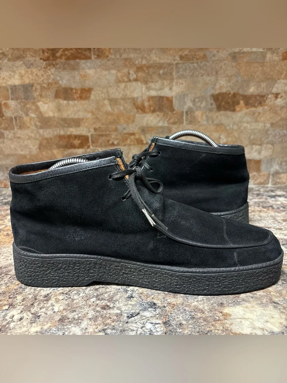 Vintage Y2K FUBU Black Suede Shoes Size 11